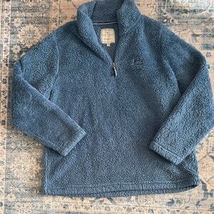 Simply Southern blue Sherpa Pullover